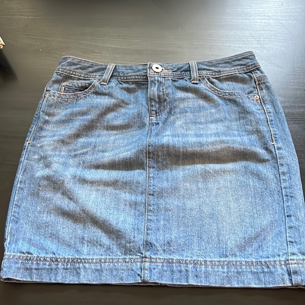 Tommy Hilfiger denim jeans mini skirt Sz 4